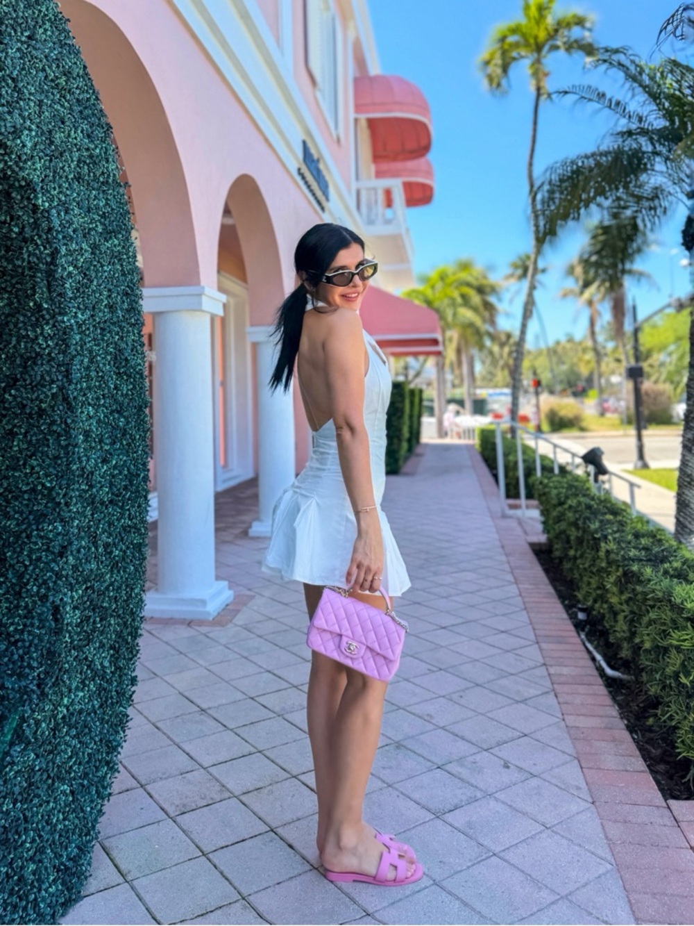 Stone Cold Fox Revolve White Heather Halter mini romper dress XS - Picture 6 of 10